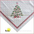 Christmas Tree Embroidery of Christmas Tablecloth in 2017